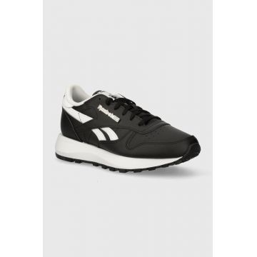 Reebok Classic sneakers din piele Classic Leather culoarea negru, 100074549