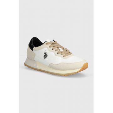 U.S. Polo Assn. sneakers CLEEF culoarea bej, CLEEF006M 4TS1