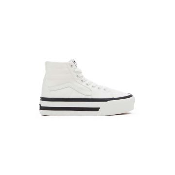 Vans tenisi SK8-Hi Tapered Stackform femei, culoarea alb, VN000CN5YB21