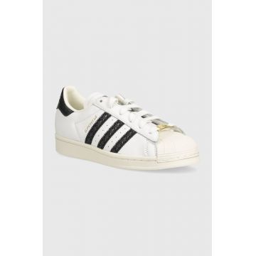 adidas Originals sneakers din piele Superstar culoarea alb, IF3637