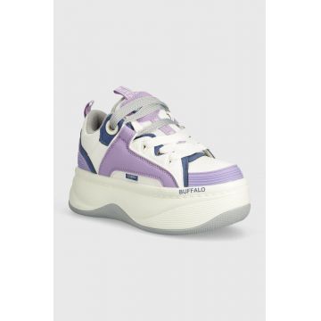 Buffalo sneakers Orcus culoarea alb, 1636130.WHL