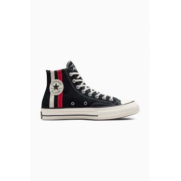 Converse tenisi Chuck 70 barbati, culoarea negru, A07441C