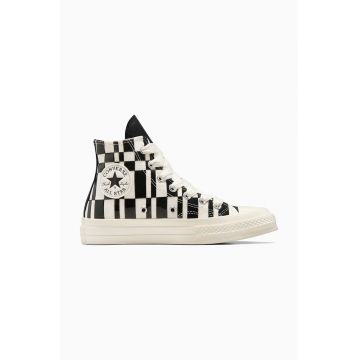 Converse tenisi Chuck 70 culoarea alb, A08764C