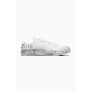 Converse tenisi Chuck 70 femei, culoarea alb, A07208C