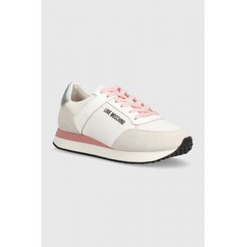 Love Moschino sneakers culoarea alb, JA15483G0IINM10A