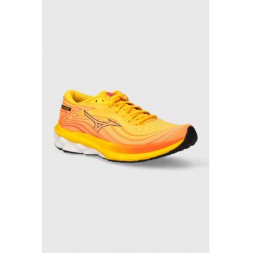 Mizuno pantofi de alergat Wave Skyrise 5 culoarea portocaliu, J1GC2409