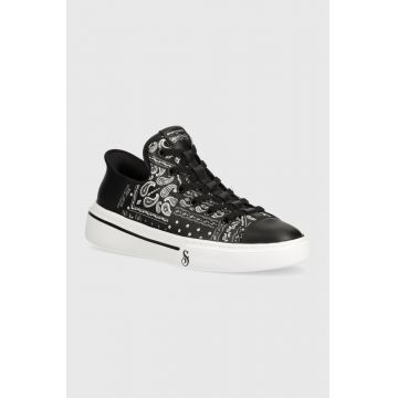 Skechers tenisi SKECHERS X SNOOP DOGG barbati, culoarea negru