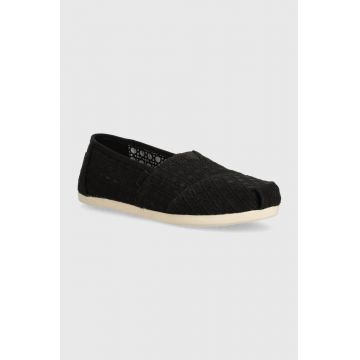 Toms tenisi Alpargata culoarea negru, 10020676