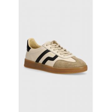 Gant sneakers din piele Cuzima culoarea bej, 29531665 G187
