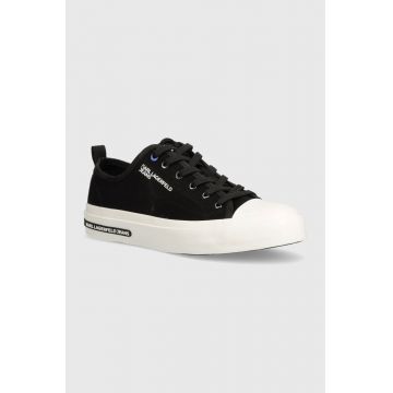 Karl Lagerfeld Jeans tenisi KLJ VULC femei, culoarea negru, KLJ60920