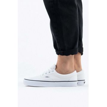 Vans tenisi Era culoarea alb, VN000EWZW001