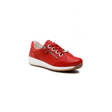 Pantofi sport dama -  208343 - Piele naturala - Rosu
