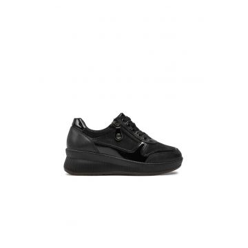 Pantofi sport dama -  304531 - Piele ecologica - Negru