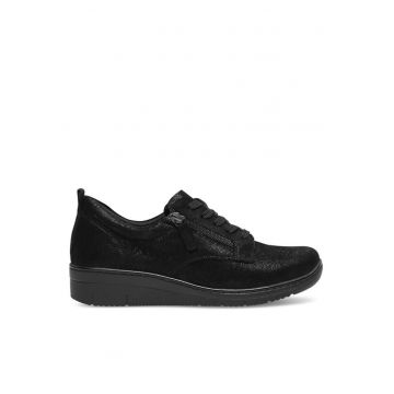 Pantofi sport dama -  590558838353636 - Piele naturala - 36 EU - Negru