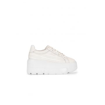 Pantofi sport dama -  590559 - Piele naturala - Alb