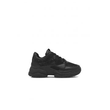 Pantofi sport dama -  590559 - Sintetic - Negru -