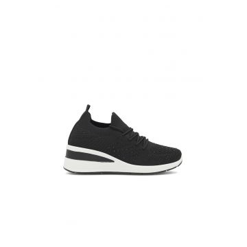 Pantofi sport dama -  590559 - Textil - Negru -