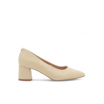 Pantofi sport dama -  Sintetic - Bej