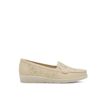 Pantofi sport dama -  Sintetic - Bej