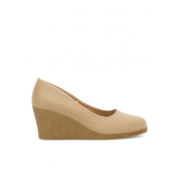 Pantofi sport dama -  Textil - Bej