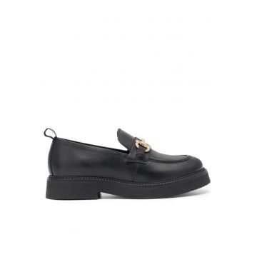 Pantofi sport  pentru dama - negri - din piele naturala
