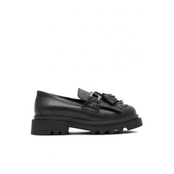 Tenisi dama -  590558851345236 - Piele naturala - Negru