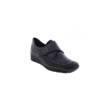 Pantofi sport dama -  Sport Kuwait Scubabelva Deserto Softlack Loafers - Piele naturala - Negru