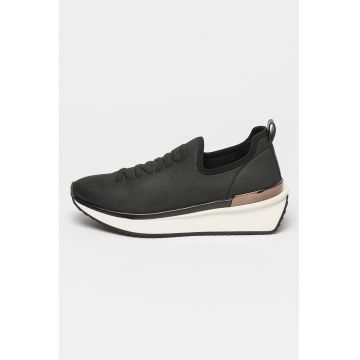 Pantofi casual slip-on cu logo in relief Alona