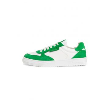 Pantofi sport cu garnituri de piele intoarsa