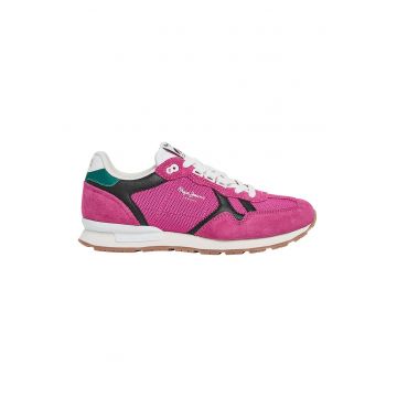Pantofi sport cu insertii de piele intoarsa Retro