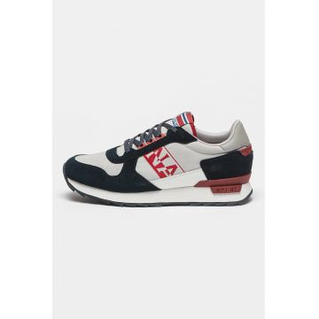 Pantofi sport cu insertii de piele intoarsa Stab