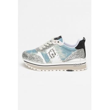 Pantofi sport cu segmente stralucitoare Maxi Wonder