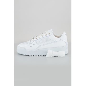 Pantofi sport de piele cu perforatii