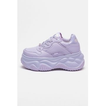 Pantofi sport de piele ecologica cu aspect masiv Blader One