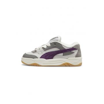 Pantofi sport de piele ecologica cu garnituri de piele intoarsa PRM Wns