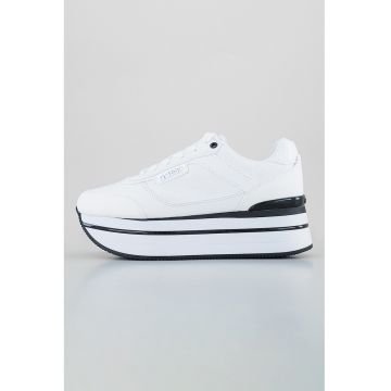 Pantofi sport de piele ecologica cu logo stantat Hansin