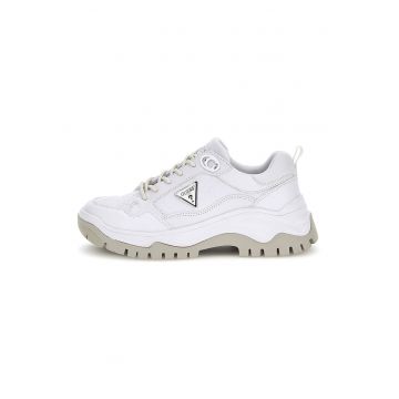 Pantofi sport de piele ecologica cu monograma