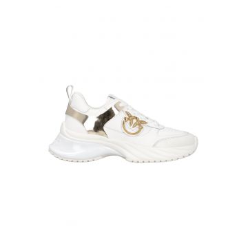 Pantofi sport de piele ecologica si piele Ariel