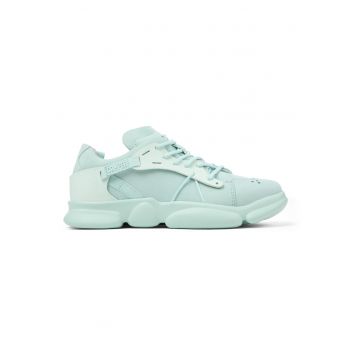Pantofi sport de piele nabuc cu insertii de cauciuc Karst 20647