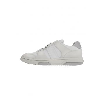 Pantofi sport din piele cu logo lateral