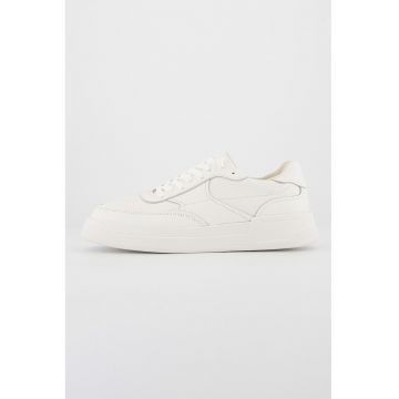 Pantofi sport din piele cu model uni