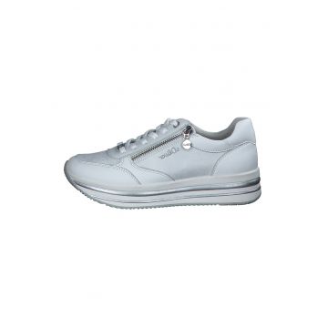 Pantofi sport din piele ecologica cu fermoar