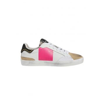 Pantofi sport low-cut cu aspect uzat