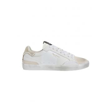 Pantofi sport low-cut cu aspect uzat