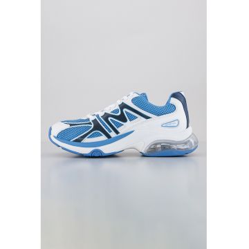 Pantofi sport low-cut cu garnituri de piele ecologica