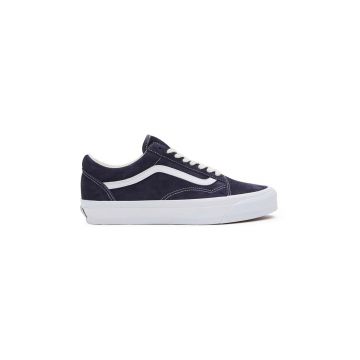 Vans tenisi din piele intoarsa Premium Standards Old Skool 36 culoarea albastru marin, VN000CNGCIE1