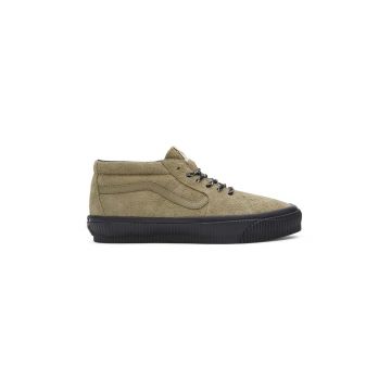 Vans tenisi din piele intoarsa Premium Standards Sk8-Mid Reissue 83 culoarea bej, VN000CQQCUQ1