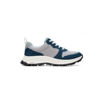 Pantofi sport cu detalii de piele intoarsa