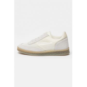 Pantofi sport cu detalii de piele