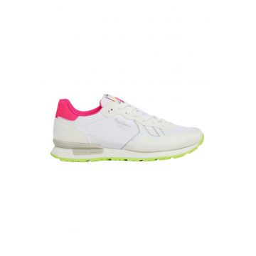 Pantofi sport cu garnituri de piele ecologica
